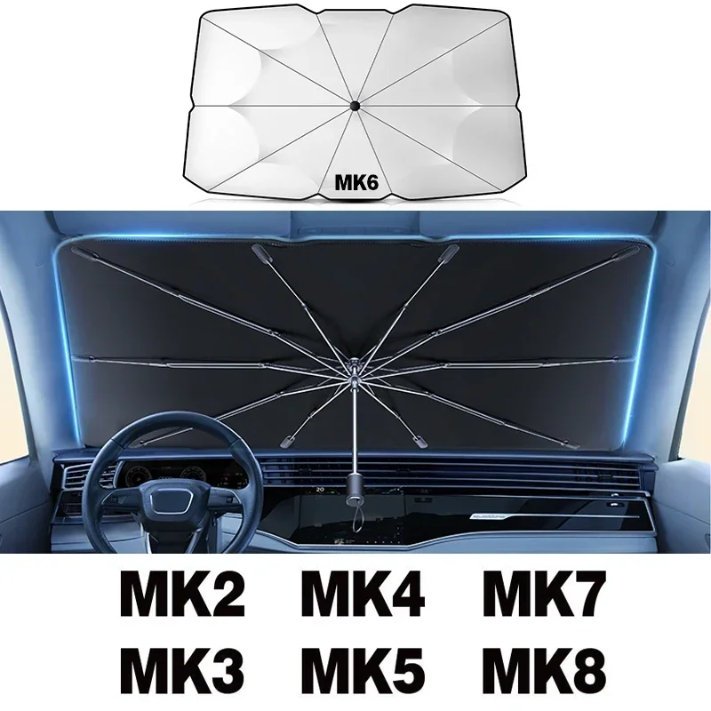 Car Windshield Sun Shade Block - Golf Umbrella 评论和价格