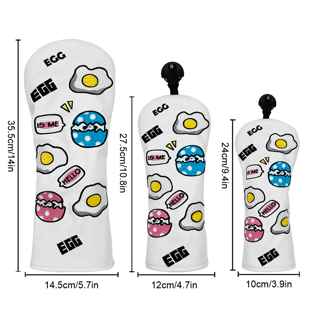 Cute Pattern Embroidery Golf C - Golf Driver 评论和价格