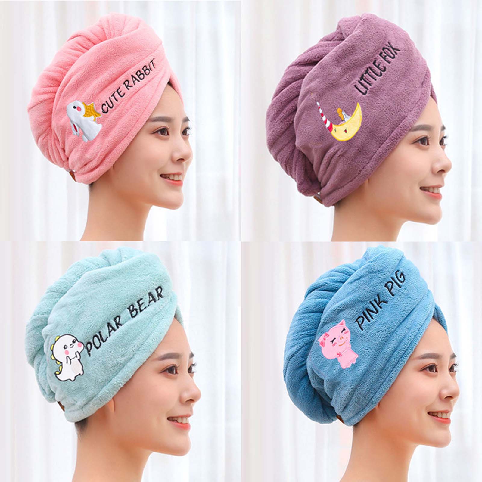 Coral Fleece Womens Hair Towel - Golf Towel 评论和价格