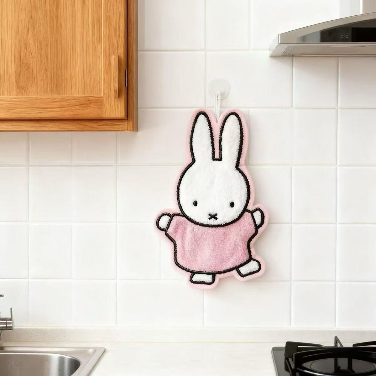 Miffy Rabbit Hand Towel Hangab - Golf Towel 评论和价格