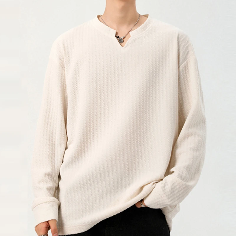 Autumn Male V Notch Neck Long  - Golf Tees 评论和价格