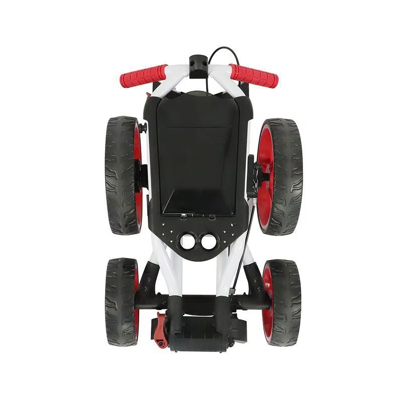 Golf Push Cart 4 Wheel Sturdy  - Golf Umbrella 评论和价格