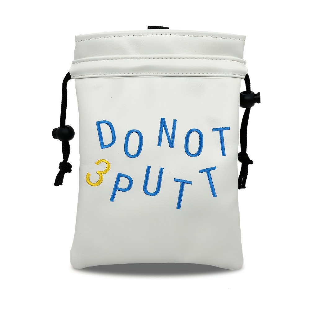 1pc Golf Ball Bag, PU Material - Golf Bag 评论和价格
